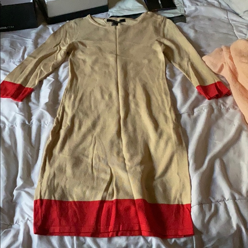 Nude bodycon dress. Never worn before